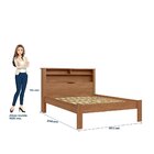 Cama Casal Invicta Com Baú Jatobá