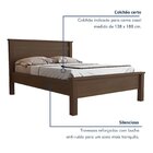 Cama Casal Irlanda  Cacau