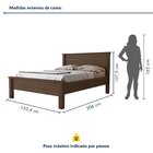 Cama Casal Irlanda  Cacau