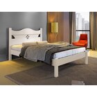 Cama Casal Julia  Off White /canela