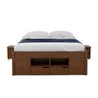 Cama Casal Kiara Marrom