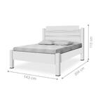 Cama Casal Lívia Branco