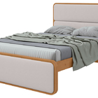 Cama Casal Loop - Lopas Amendoa Clean-off White