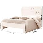 Cama Casal Luiza Detalhe Espelho Malbec Vitamov