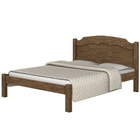 Cama Casal Maciel Castanho Fosco