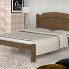 Cama Casal Maciel Castanho Fosco