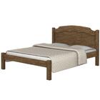 Cama Casal Maciel Castanho Fosco