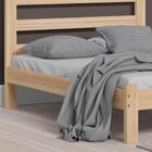 Cama Casal Madeira Crua Esmeralda Nemargi Com Colchão Casal H