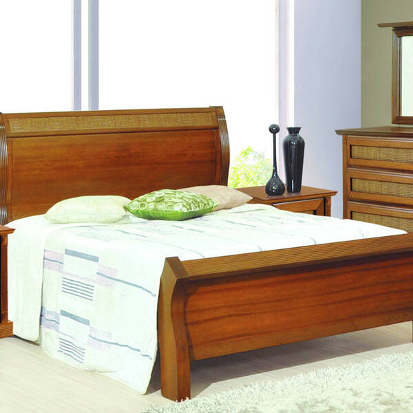 Cama Casal Madeira Maciça 1,60m - Romana - Móveis Montanhês