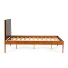 Cama Casal Madeira Maciça Club Artemobili Preto/garapa