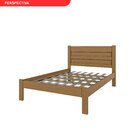 Cama Casal Madeira Maciça Lara  Imbuia