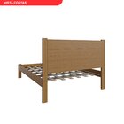 Cama Casal Madeira Maciça Lara  Imbuia