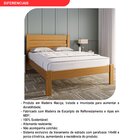 Cama Casal Madeira Maciça Lara  Imbuia