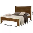 Cama Casal Madeira Maciça Lara At Moveis