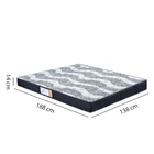 Cama Casal Madeira Maciça Palmo Castanho Com Colchão De Pro L