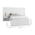 Cama Casal Málaga Branco