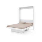 Cama Casal Manhattan Articulável Branca