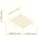 Cama Casal Mdf Athenas Conquista Móveis