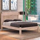 Cama Casal Mdf Leticia Amarula Framar Com Colchão Casal Helle