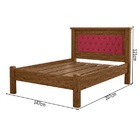 Cama Casal Mega Estofada Estrado Pés Reforçados Camas Fenix