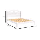 Cama Casal Melissa Madeira Mdf Branco