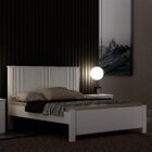 Cama Casal Milano, Para Colchão No Tamanho 1,38x1,88 Cm Branco