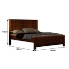 Cama Casal Milano, Para Colchão No Tamanho 138x188 Cm Cinamomo