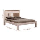 Cama Casal Moderna Avelã Castanho Amanda Framar