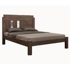 Cama Casal Moderna Chocolate Amanda Framar