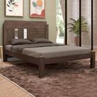 Cama Casal Moderna Chocolate Amanda Framar