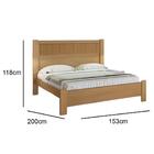 Cama Casal Moderna Ripada - Primícia Plus - Móveis D'doro