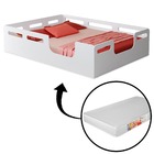 Cama Casal Montessoriana + Colchao 188x138  Lika - Branco