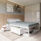 Cama Casal Multifuncional Madeira Maciça Irara Cabecasa Madei