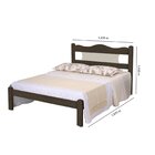 Cama Casal Munique Castanho