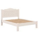 Cama Casal Munique Robusta Pés Reforçados Camas Fenix Branco