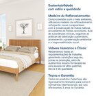 Cama Casal Oiti Cabecasa Madeiraoriginals Marrom