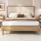 Cama Casal Palhinha Oslo 27055 Pes Madeira 152 Cm Artesano