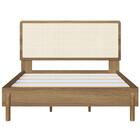 Cama Casal Palhinha Oslo 27055 Pes Madeira 152 Cm Artesano