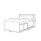 Cama Casal Pet Puppy 1,38 - Chocolate