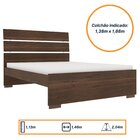 Cama Casal Premium Tcil Móveis Cacau