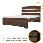 Cama Casal Premium Tcil Móveis Cacau