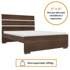 Cama Casal Premium Tcil Móveis Cacau