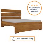 Cama Casal Premium Tcil Móveis Cinamomo