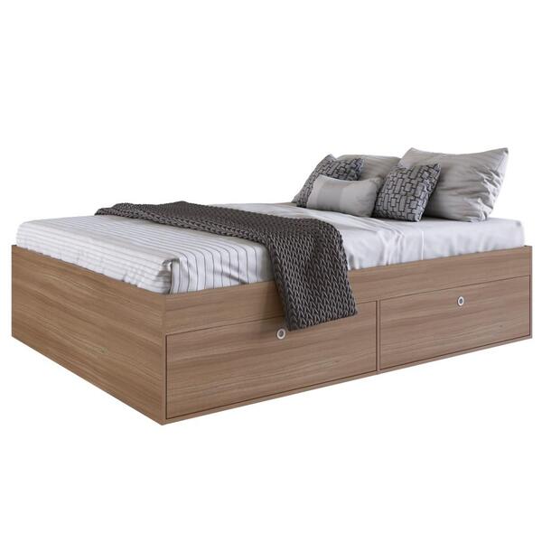 Cama Casal Queen 160cm Com 4 Portas Tókio A05 Montana - Mpoze