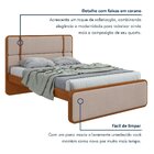 Cama Casal Queen 160cm Leder 171cm X 207cm X 120cm Frassino