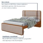 Cama Casal Queen 160cm Leder 171cm X 207cm X 120cm Frassino