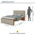 Cama Casal Queen 160cm Loop