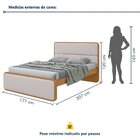 Cama Casal Queen 160cm Loop