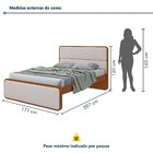Cama Casal Queen 160cm Loop
