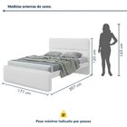 Cama Casal Queen 160cm Loop
